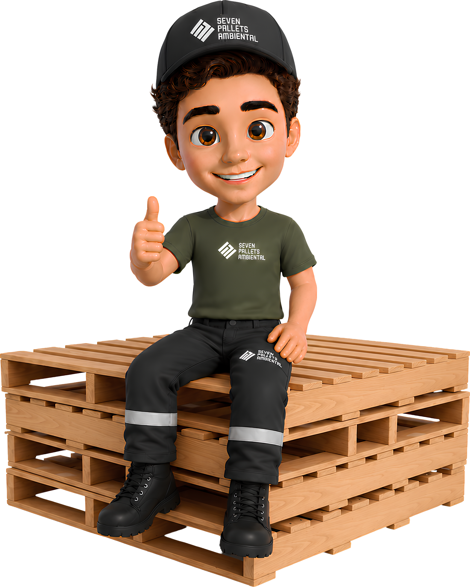 Seven Pallets - Mascote