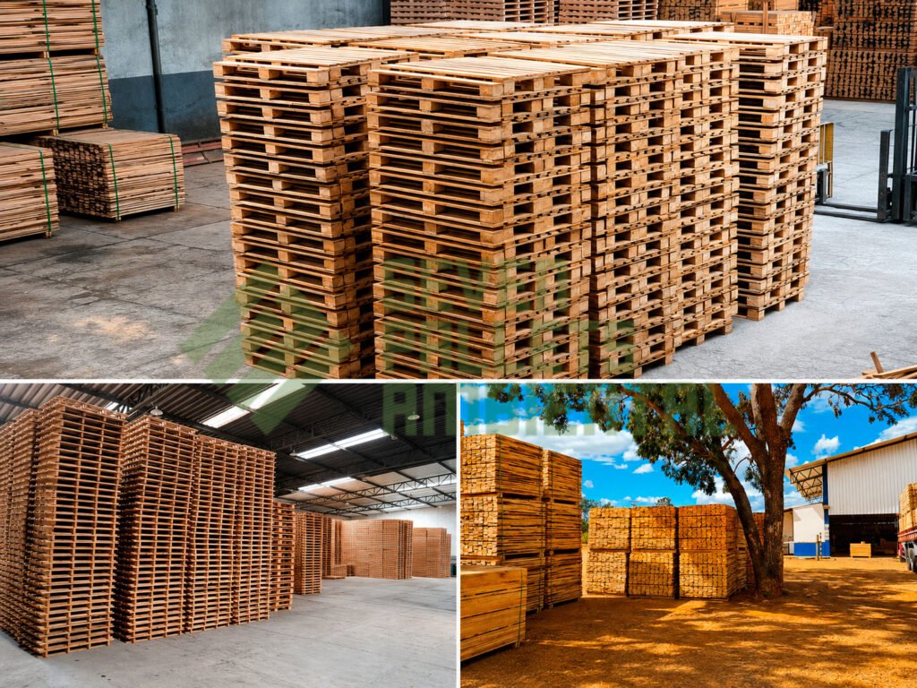 Pallets empilhados